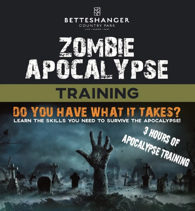 🧟‍♂️ Could you survive the zombie apocalypse?

Join us for a 3-hour survival experience packed with adrenaline and skill-building:
🪓 Axe Throwing
🏹 Archery
🗺️ Orienteering
🏕️ Shelter Building
🔥 Fire Lighting

Learn the essential skills to outlast the undead - all guided by our expert instructors!

👣 Ages 8+ (under 18s with a paying adult)
👕 Wear outdoor clothing & closed-toe shoes
🚗 Parking not included
⏰ Arrive 15 mins before your slot

Think you’ve got what it takes? Book now and test your survival instincts at Betteshanger Park!

#ZombieSurvival #BetteshangerPark #AdventureExperience #KentDaysOut #AxeThrowing #Archery