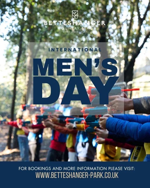 Celebrate International Men's Day with an action-packed morning at Betteshanger Park! 💥🎯

The gift of adventure with our special sessions:

🕤 Battle Archery - 09:30–10:30
Take aim, dodge, and unleash your competitive side together!

OR

🕚 Gel Blasters - 11:00–12:00
Fast-paced fun for families who love a challenge!

Create unforgettable memories and enjoy a morning of friendly family competition in the great outdoors. 🌿👨‍👧‍👦

Booking essential - spaces are limited! 📲🔥
https://www.betteshanger-park.co.uk/event/intermational-mens-day/

#internationalmensday #betteshangerpark #dealactivities #battleblasters #gelmasters #dealkent #thingstodoindeal #gift #giftideas
