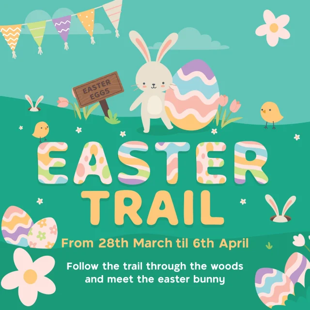 🐣 Our Easter Trail is back! 🐰

Follow the trail through the woods, spot the clues and meet the Easter Bunny along the way!

📅 28 March – 6 April

Perfect for a fun, outdoor Easter activity with the kids.
👉 Find out more and plan your visit:https://www.betteshanger-park.co.uk/event/easter-trail/