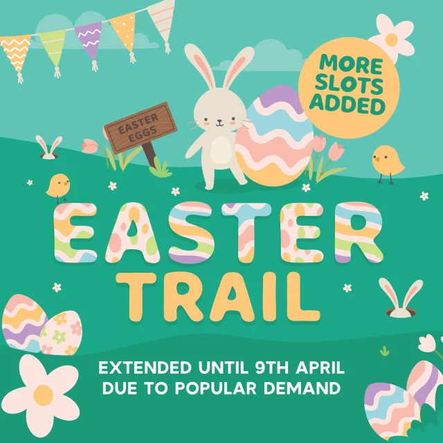 🐣 More Easter fun at Betteshanger!
You asked… so we’ve added more slots 🙌

Our Easter Trail is now extended until 9th April due to popular demand - giving you a few more chances to come and enjoy it before it’s gone.

🎟️ Book your spot now before the new slots fill up:
https://www.betteshanger-park.co.uk/event/easter-trail/