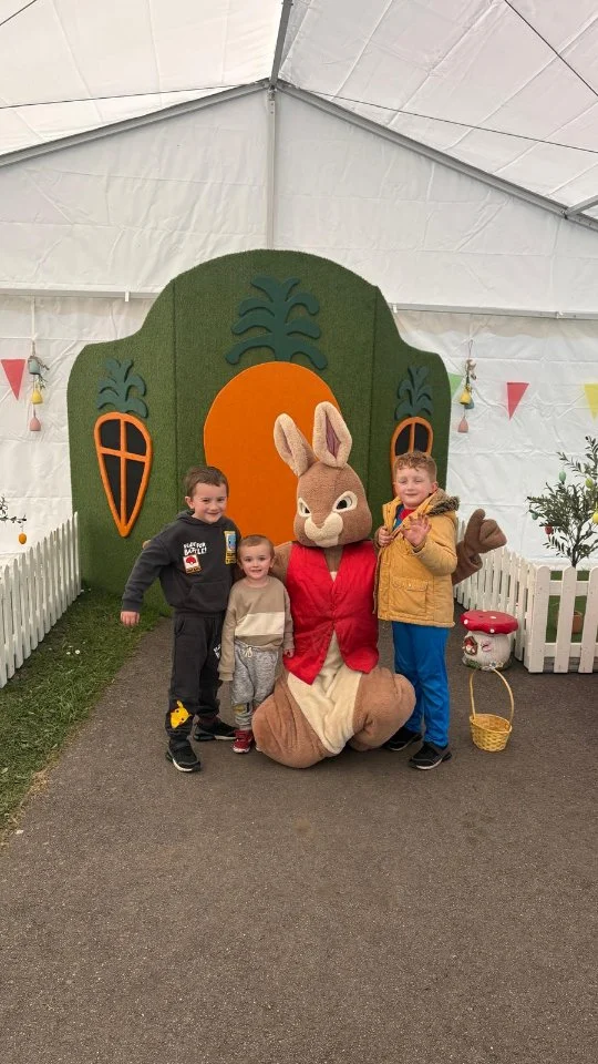 The Easter Bunny is still at Betteshanger! 🐰 
Open today, tomorrow and Thursday before he hops back to bunnyland. 🐇

#eastertrail #easter #deal #halfterm