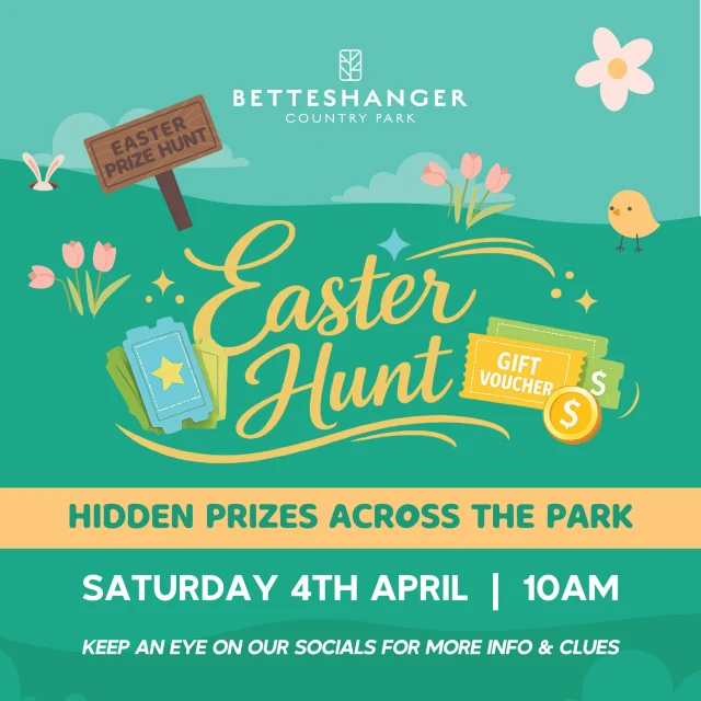 You don't want to miss out on this… 👀

We’re hiding prizes all across Betteshanger Park.
Not chocolate though!! Real tickets, real experiences, real value.

🚴 Betteshanger Bike Project hire
🐾 Pawfest family tickets
🎟 Betteshanger Rocks tickets
🇬🇧 Salute to the Forces tickets
🏁 Heritage Sprint tickets
🎶 More summer event tickets to be announced…
🎯 Activity & experience vouchers
🐐 Goat walks & family experiences

All you have to do?
👉 Find a disc. Win a prize.

No booking. No catch. Just explore the park.

📍 Starts Saturday 4 April • From 10AM

Clues are coming… keep watching 👀