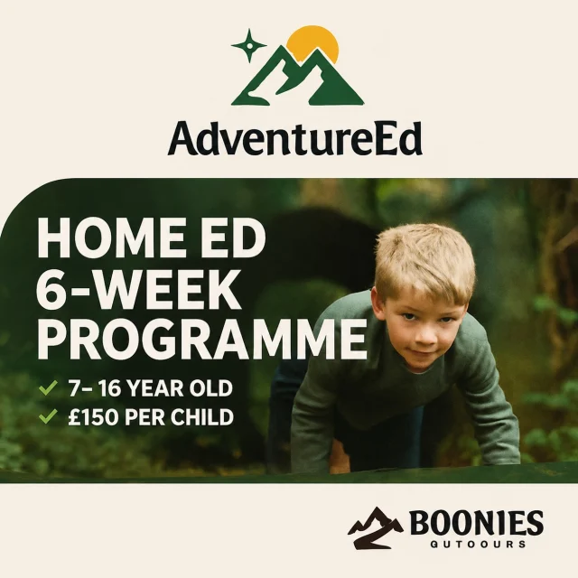 One for the home ed community...

As parents we’re always looking for opportunities that help our children grow, not just academically but socially and emotionally too.

AdventureEd feels like one of those; outdoor adventure, teamwork, confidence building and space for children to be themselves which is a lovely way to mix learning, friendship and time in nature.

Find out more here: https://www.betteshanger-park.co.uk/event/adventureed/

@booniesoutdoors Boonies #homeed #homeeduk #homeedmum #homeeducator #homeeducation #homeeducationuk #HomeEdCommunity #homeeducationlookslikethis