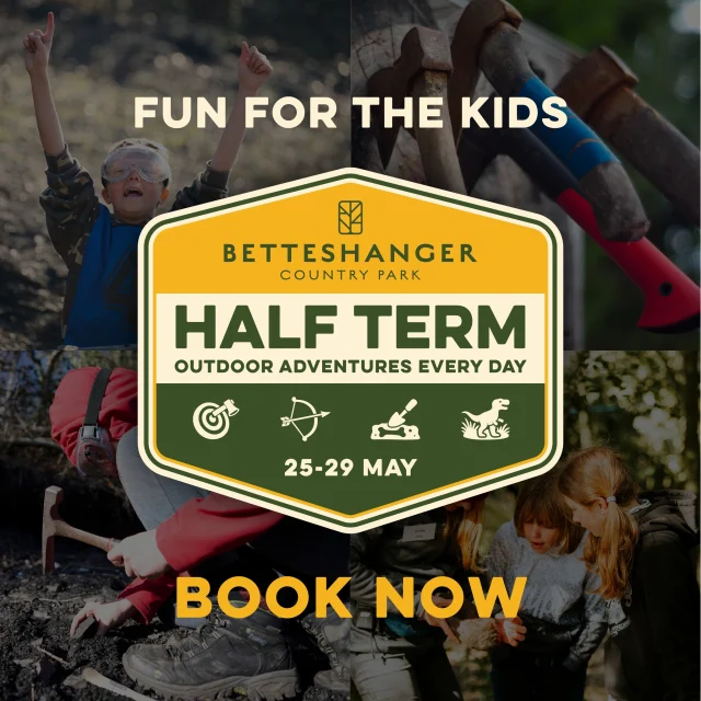 Looking for ways to keep the kids busy, active and outdoors this half term? 

🐞 Take on the Bug Hunt and see if your little explorers can find them all
🏹 Try outdoor activities including archery and adventure sessions
🌲 Join the Forest School Holiday Club
🐐 Meet the goats
🚴 Explore the park, trails and open space

Whether it’s a full day out or just a few hours of fresh air and fun...there’s loads happening across the park this half term.

🎟️ Book now and plan your visit:
https://www.betteshanger-park.co.uk/activities/

Bug Hunt:
https://www.betteshanger-park.co.uk/event/bug-hunt/

Forest School:
https://www.betteshanger-park.co.uk/activities/forest-school/

 #halfterm #halftermfun #halftermbreak